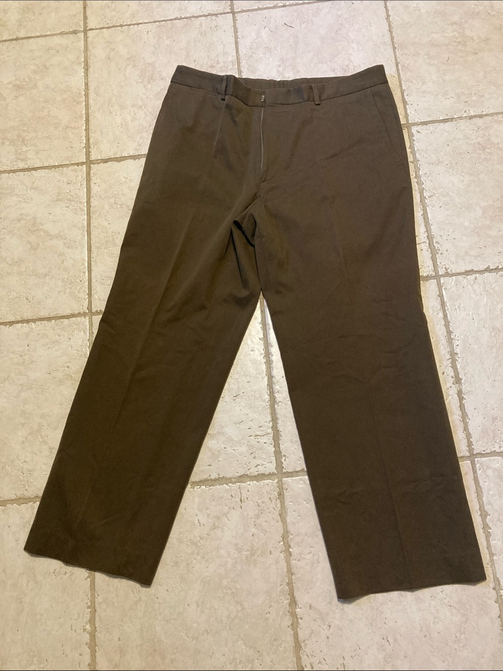Boss Hugo Boss 100% Cotton Brown Marco Pants Marco-w 38R